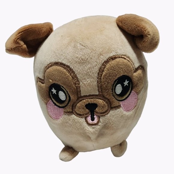 Squeezamals Bryce Pug Dog Plush Puppy Series 2 Slow Rise Squishy Stuffed Toy - Picture 1 of 4